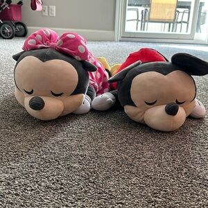 Minnie and Mickey Cuddleez Plush Pair